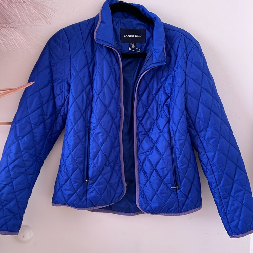 Lands End blue jacket